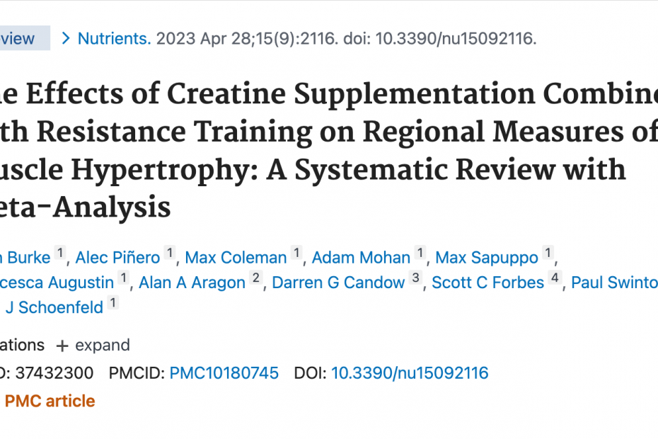 Effects of creatine supplementation on skeletal muscle hypertrophy: a systematic review of histological studies