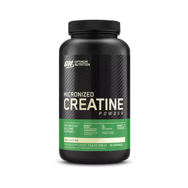 Optimum Nutrition Micronized Creatine Monohydrate Powder, Unflavored, Keto Friendly, 120 Servings (Packaging May Vary)